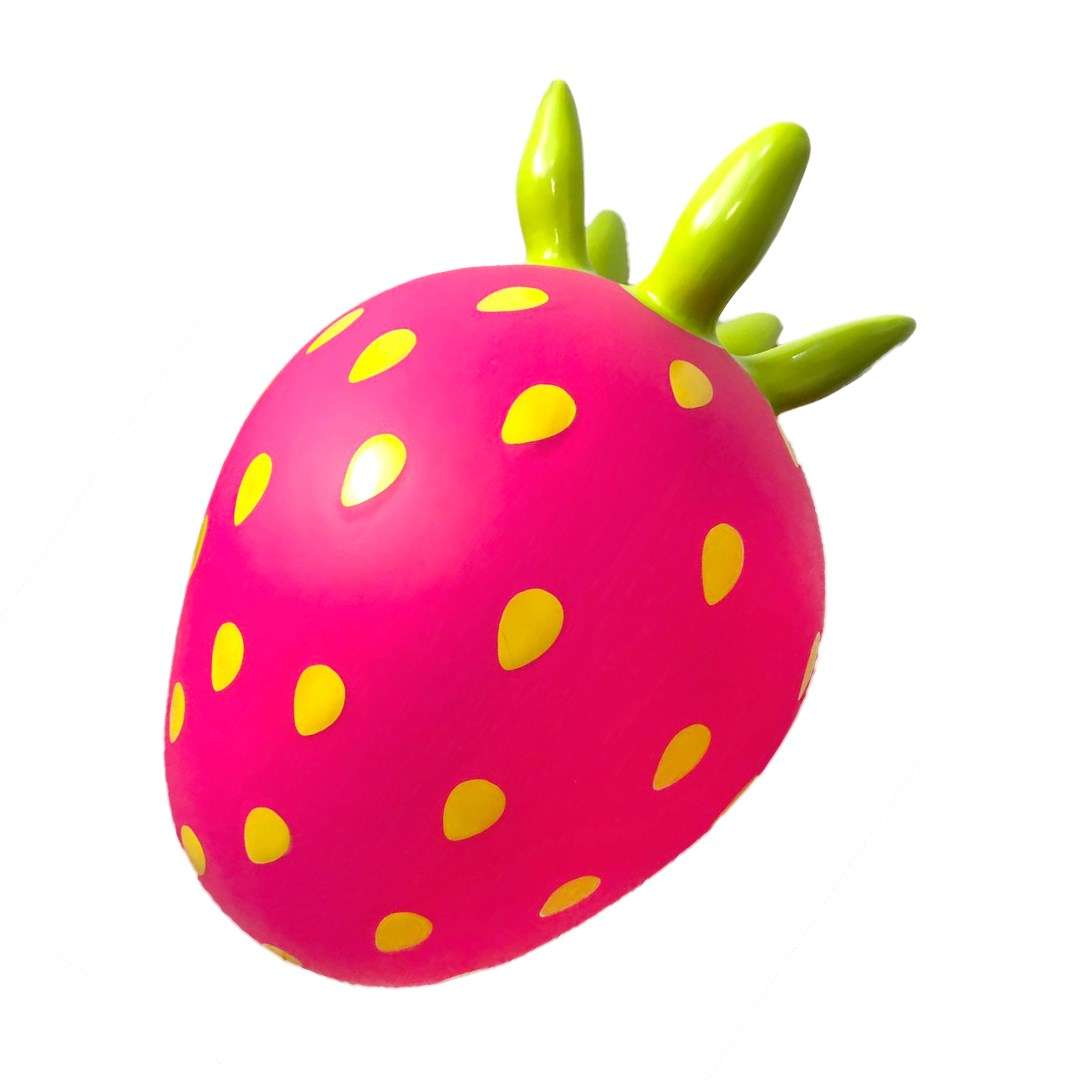 Jumpy Fruits Strawberry Pink Детские прыгунки