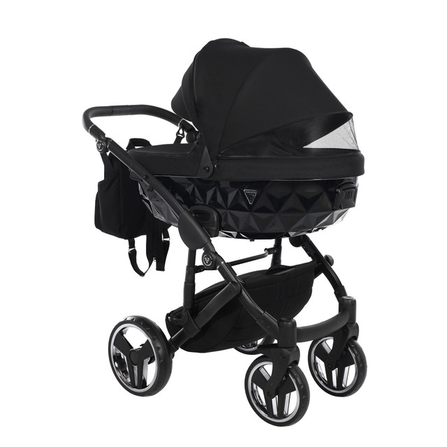 Junama Basic 01 Black Bērnu rati 3in1