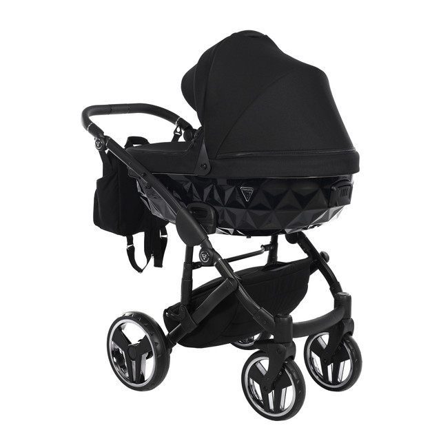 Junama Basic 01 Black Bērnu rati 3in1