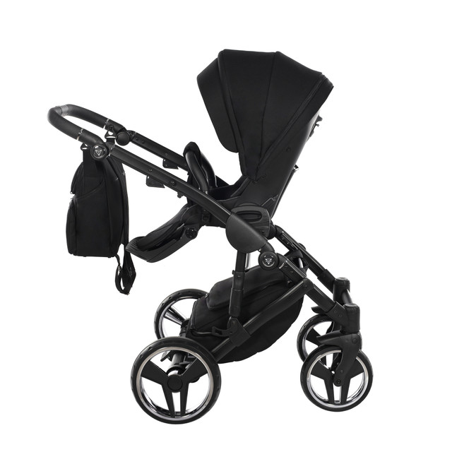 Junama Basic 01 Black Bērnu rati 3in1