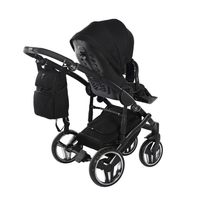 Junama Basic 01 Black Bērnu rati 3in1