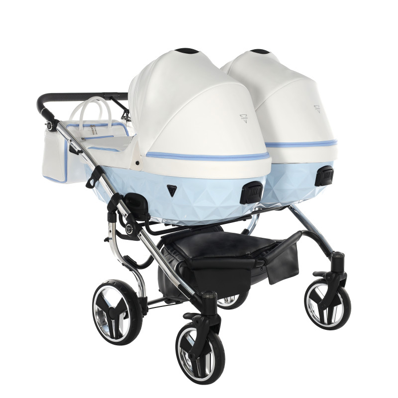 Junama Candy Duo 02 Blue Dvīņu rati 3in1