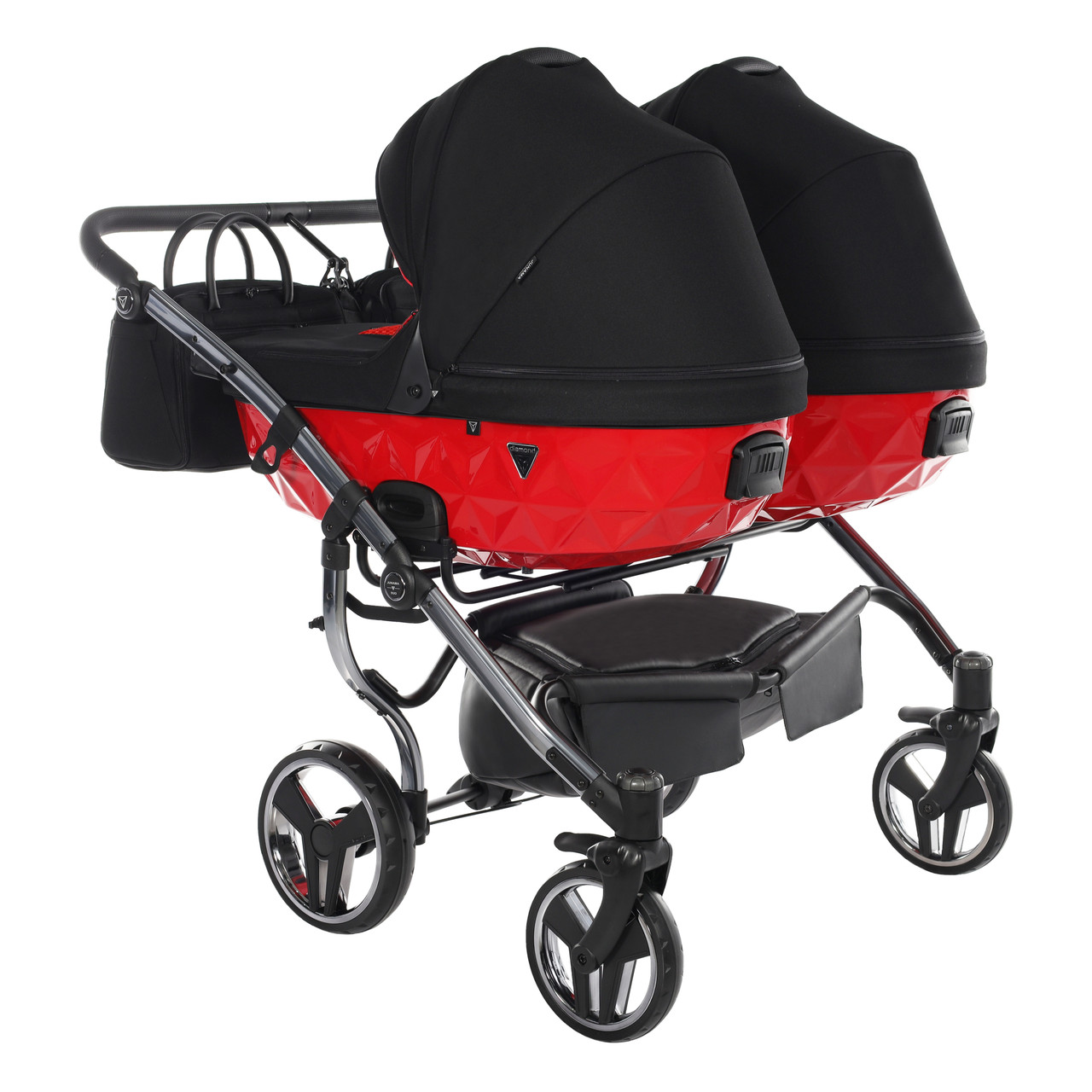 Junama Diamond S-Line Duo 01 Red Dvīņu rati 2in1