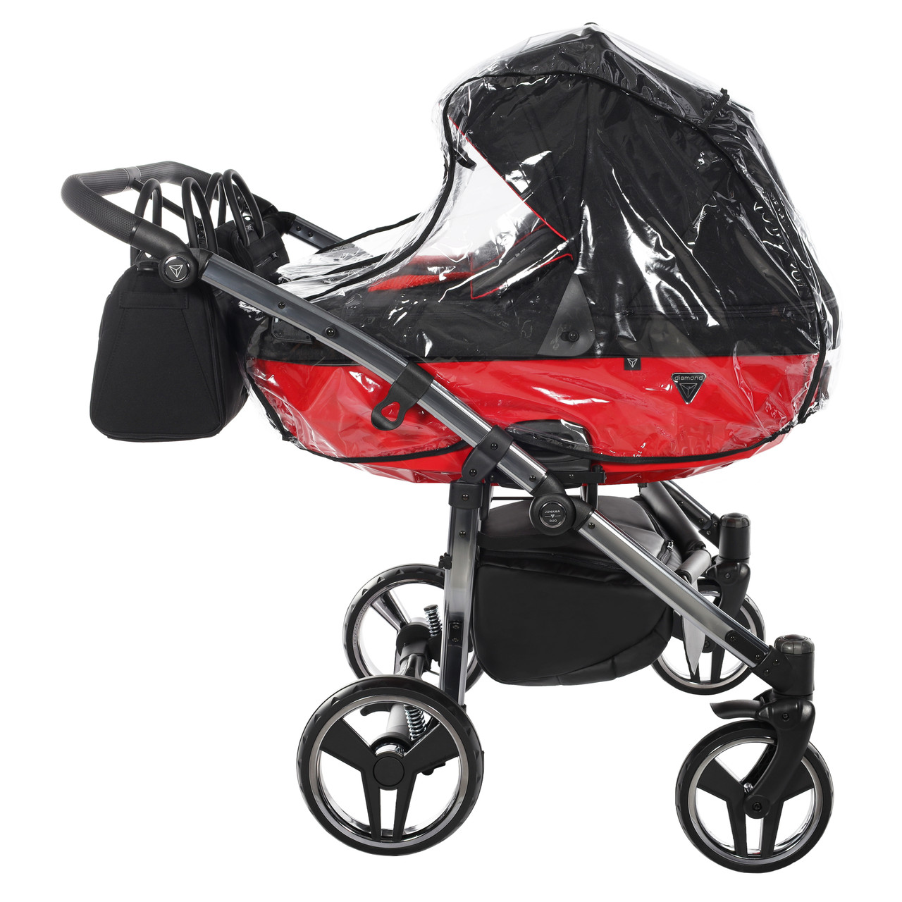 Junama Diamond S-Line Duo 01 Red Dvīņu rati 2in1