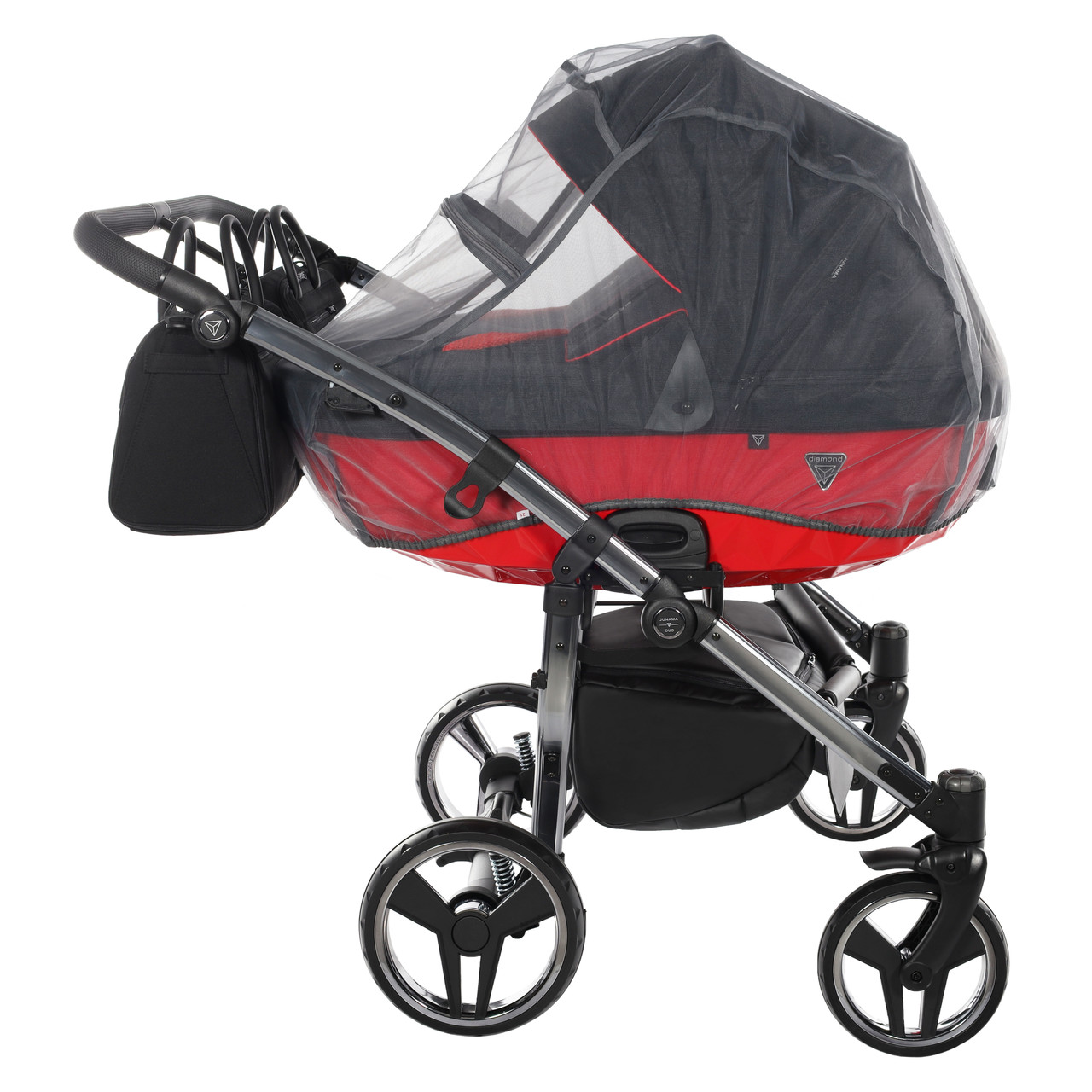 Junama Diamond S-Line Duo 01 Red Dvīņu rati 2in1