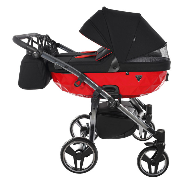 Junama Diamond S-Line Duo 01 Red Dvīņu rati 2in1