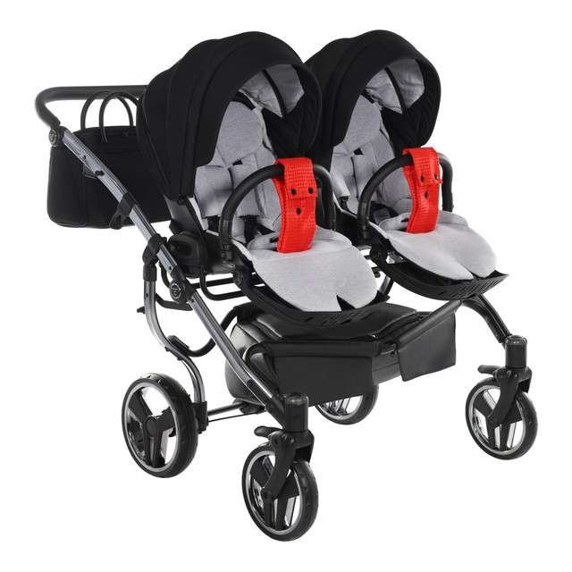 Junama Diamond S-Line Duo 01 Red Dvīņu rati 3in1