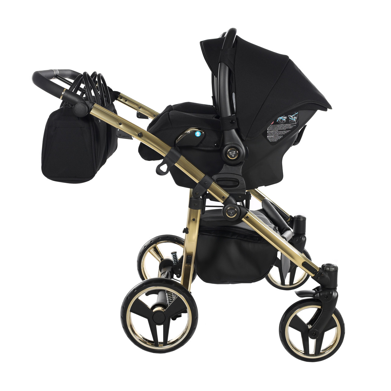 Junama Diamond S-Line Duo 02 Black Gold Dvīņu rati 2in1