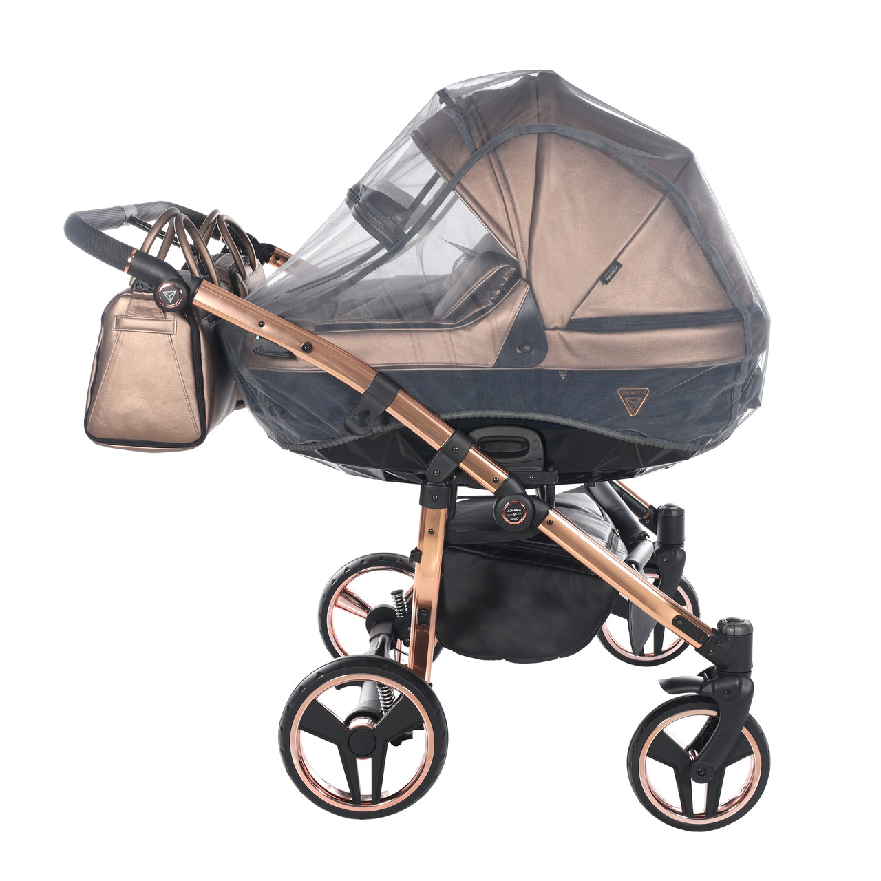 Junama Fluo Line Duo 03 Bronze Коляска для двойняшек 2in1