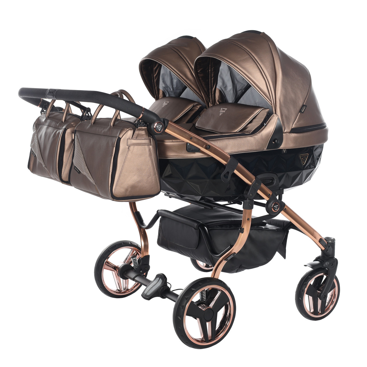 Junama Fluo Line Duo 03 Bronze Коляска для двойняшек 2in1