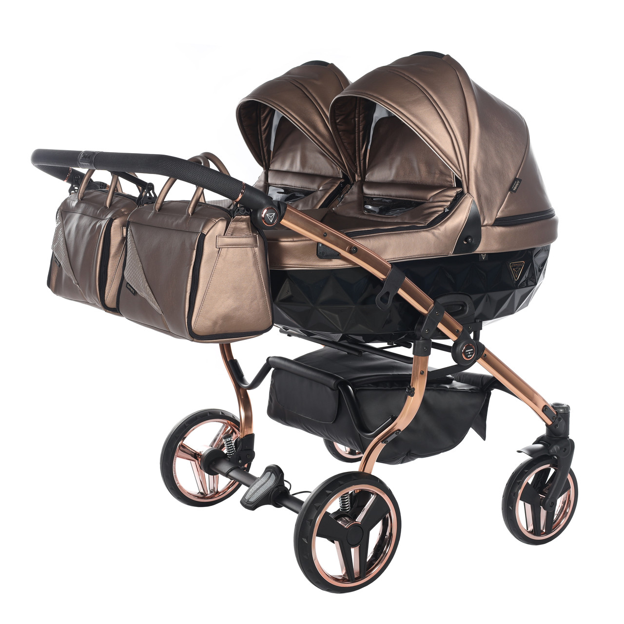 Junama Fluo Line Duo 03 Bronze Коляска для двойняшек 2in1