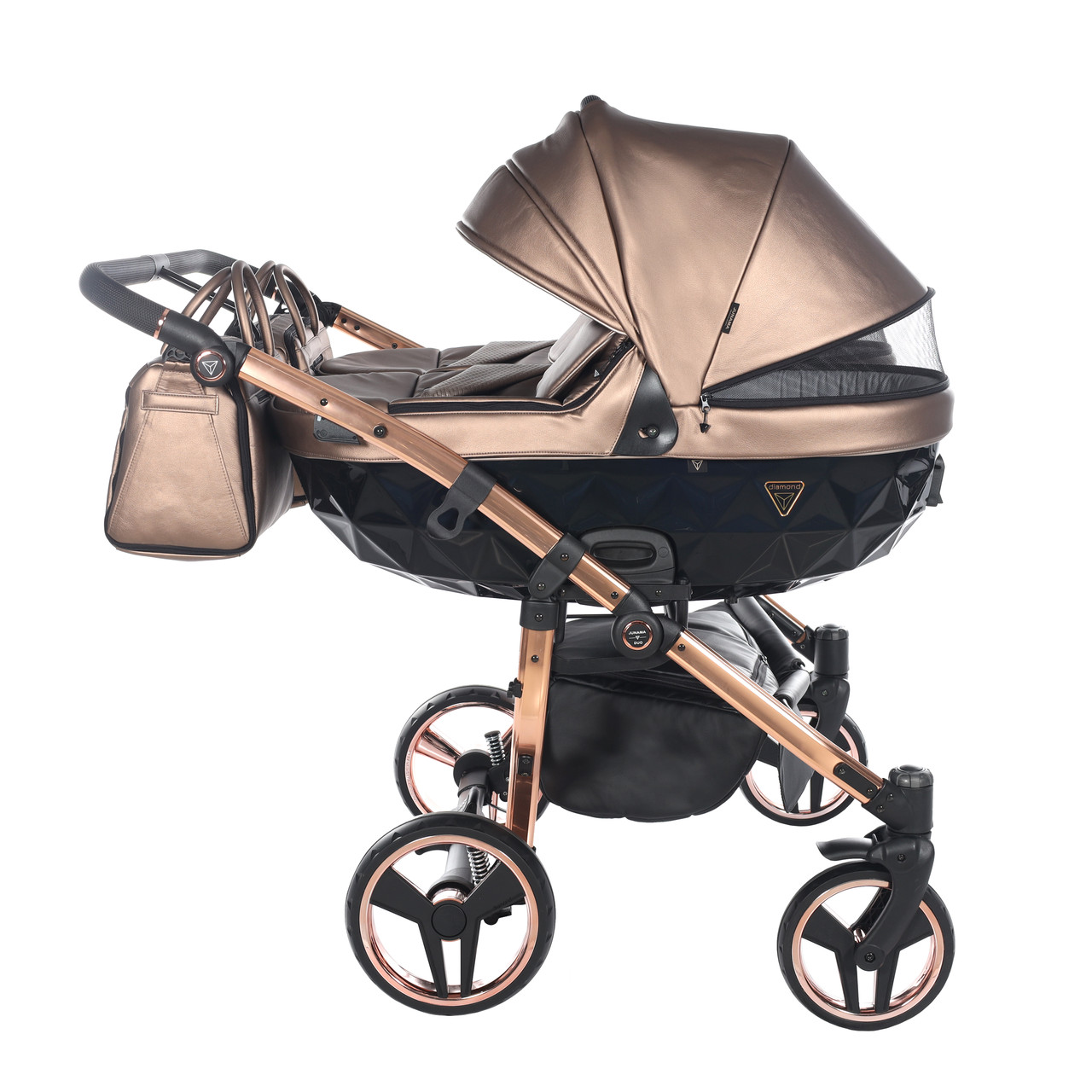 Junama Fluo Line Duo 03 Bronze Коляска для двойняшек 2in1