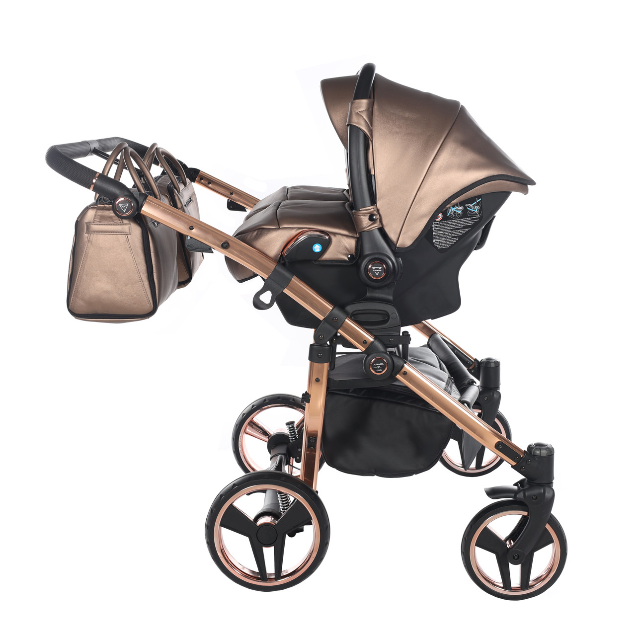 Junama Fluo Line Duo 03 Bronze Коляска для двойняшек 2in1