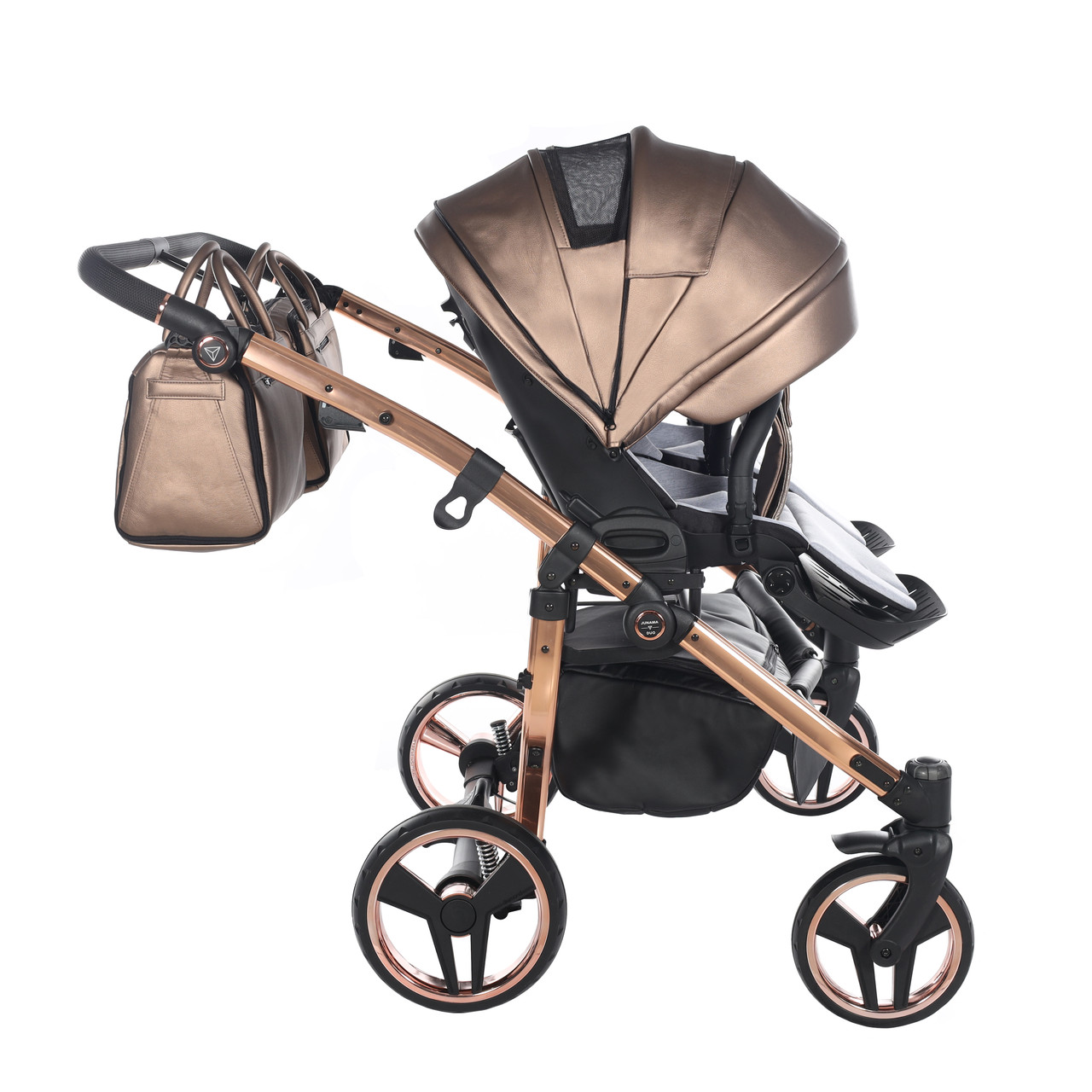 Junama Fluo Line Duo 03 Bronze Коляска для двойняшек 2in1