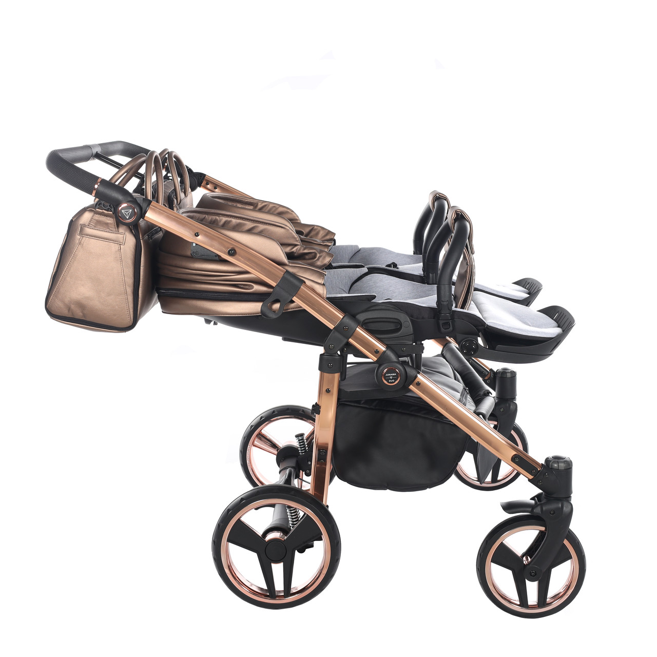 Junama Fluo Line Duo 03 Bronze Коляска для двойняшек 2in1