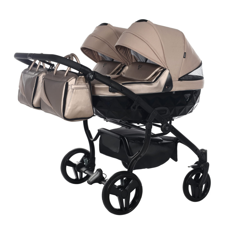 Junama Saphire Duo 06 Beige Dvīņu rati 2in1