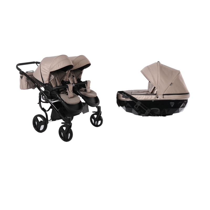 Junama Saphire Duo 06 Beige Dvīņu rati 2in1