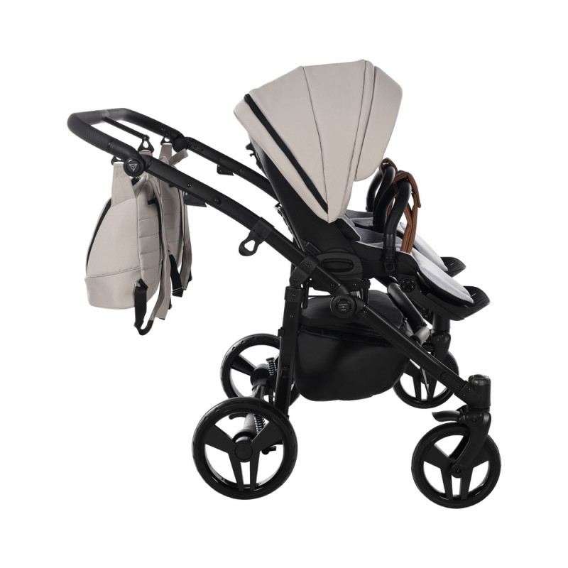 Junama Space Duo 02 Beige Коляска для двойняшек 2in1