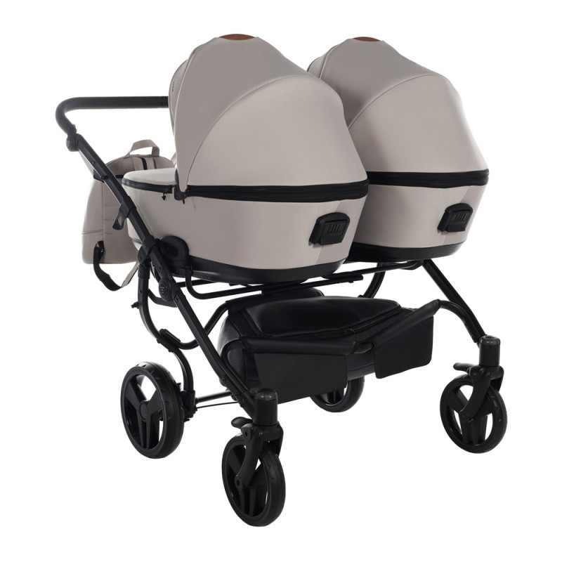 Junama Space Duo 02 Beige Коляска для двойняшек 2in1