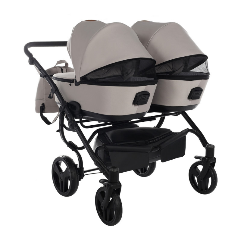 Junama Space Duo 02 Beige Коляска для двойняшек 2in1