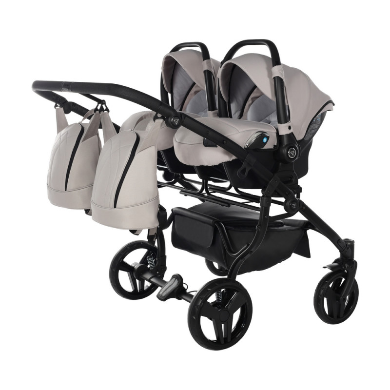 Junama Space Duo 02 Beige Коляска для двойняшек 2in1