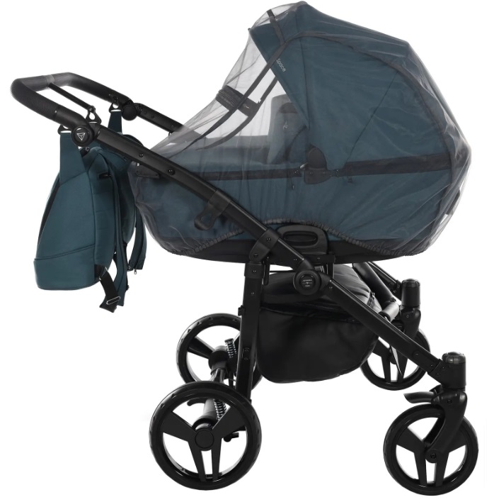 Junama Space Duo 03 Blue Коляска для двойняшек 2in1