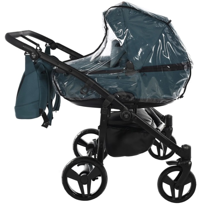 Junama Space Duo 03 Blue Коляска для двойняшек 2in1