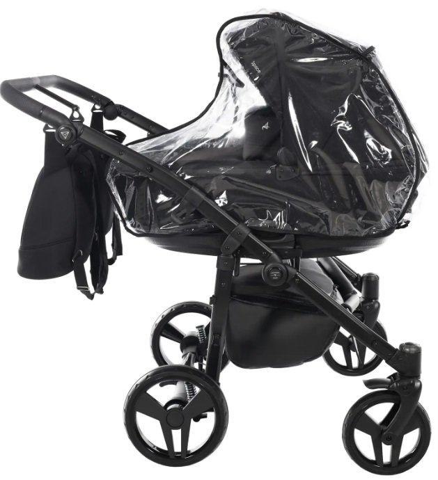 Junama Space Duo 04 Black Коляска для двойняшек 2in1