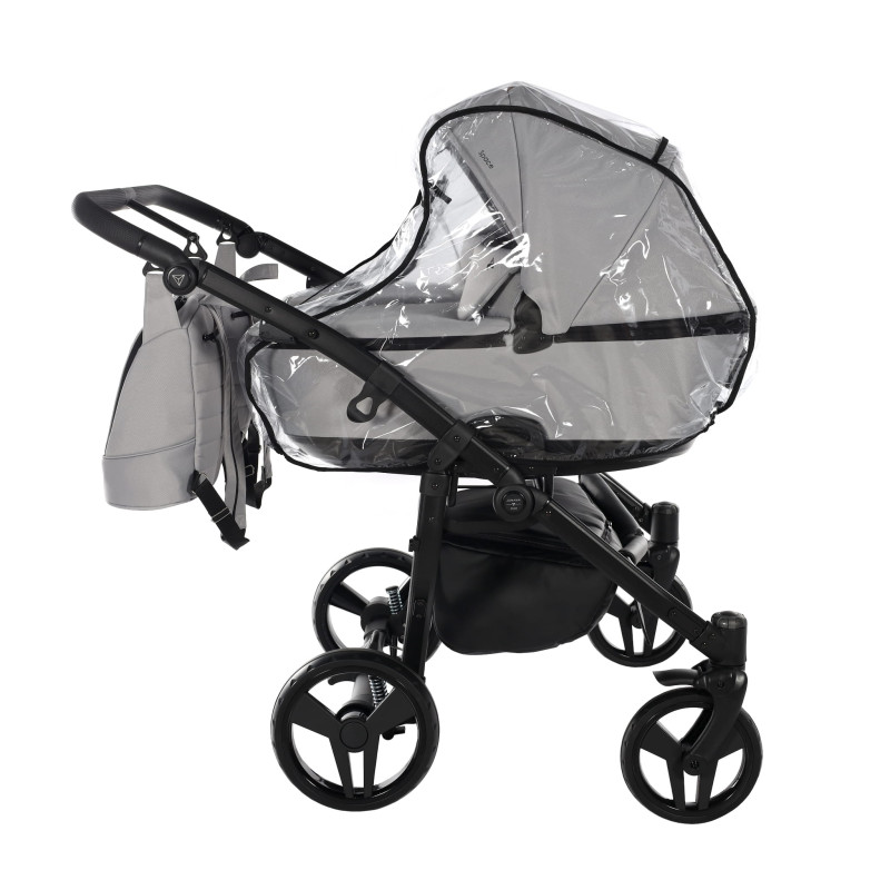 Junama Space Duo 01 Grey Коляска для двойняшек 2in1