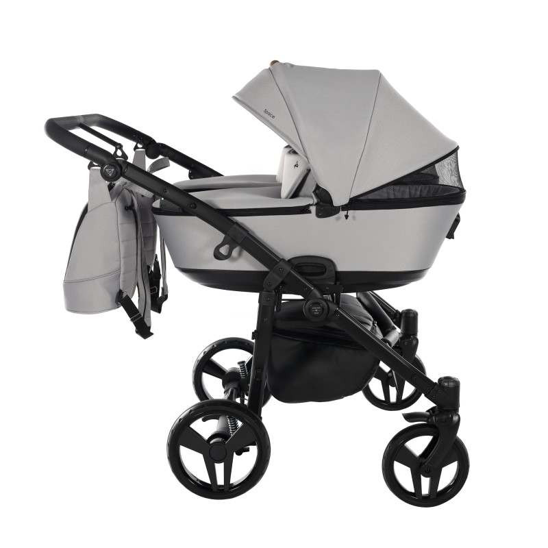 Junama Space Duo 01 Grey Коляска для двойняшек 2in1