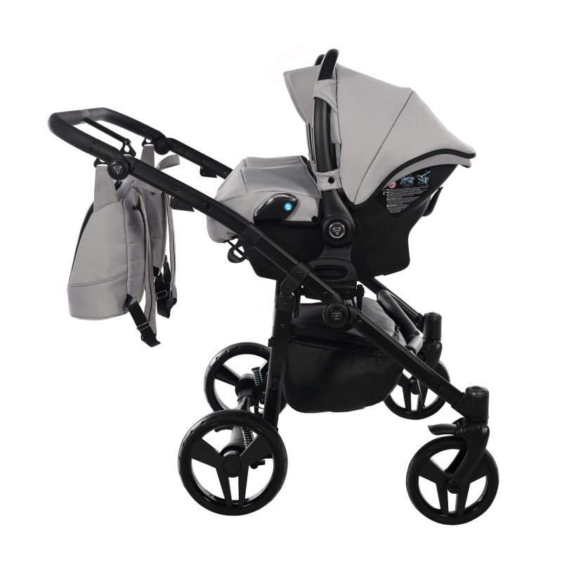 Junama Space Duo 01 Grey Коляска для двойняшек 2in1