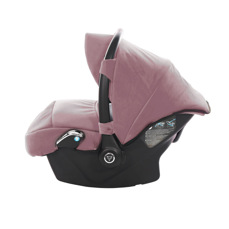 Junama Space Velur 02 Pink Детская коляска 3in1