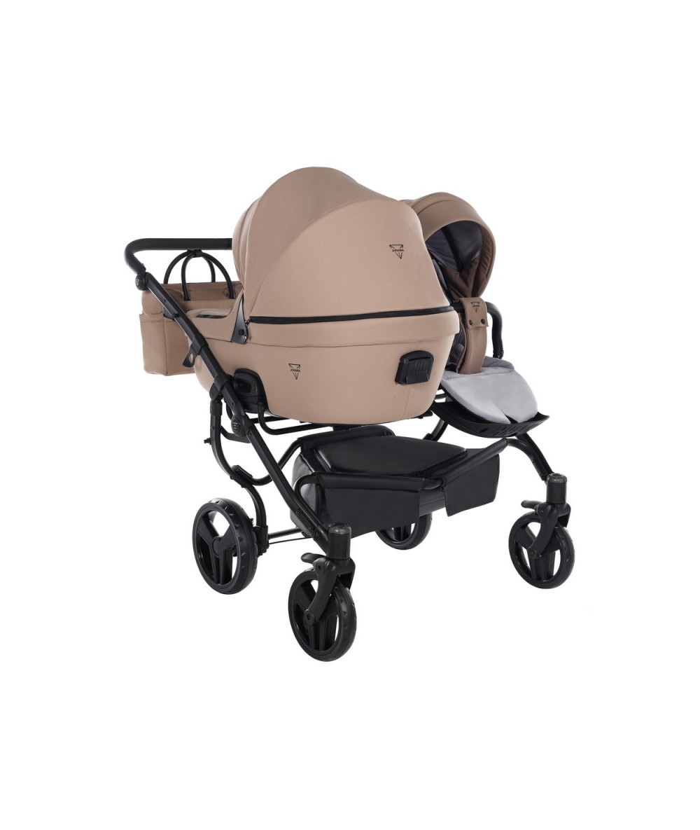 Junama Termo Line Tex Duo 01 Beige Коляска для двойняшек 2in1