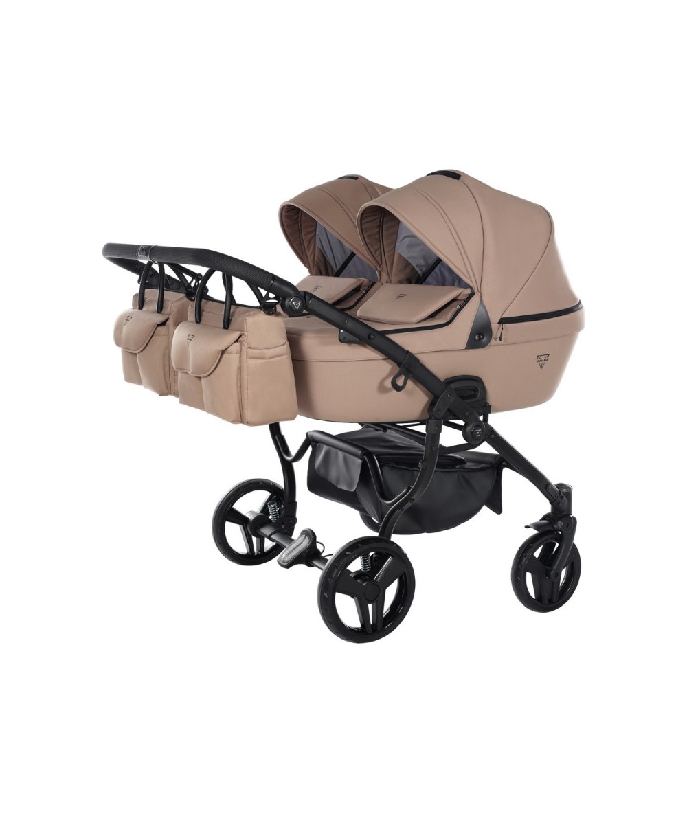 Junama Termo Line Tex Duo 01 Beige Коляска для двойняшек 2in1