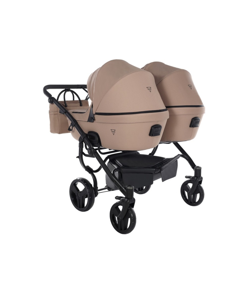 Junama Termo Line Tex Duo 01 Beige Коляска для двойняшек 2in1