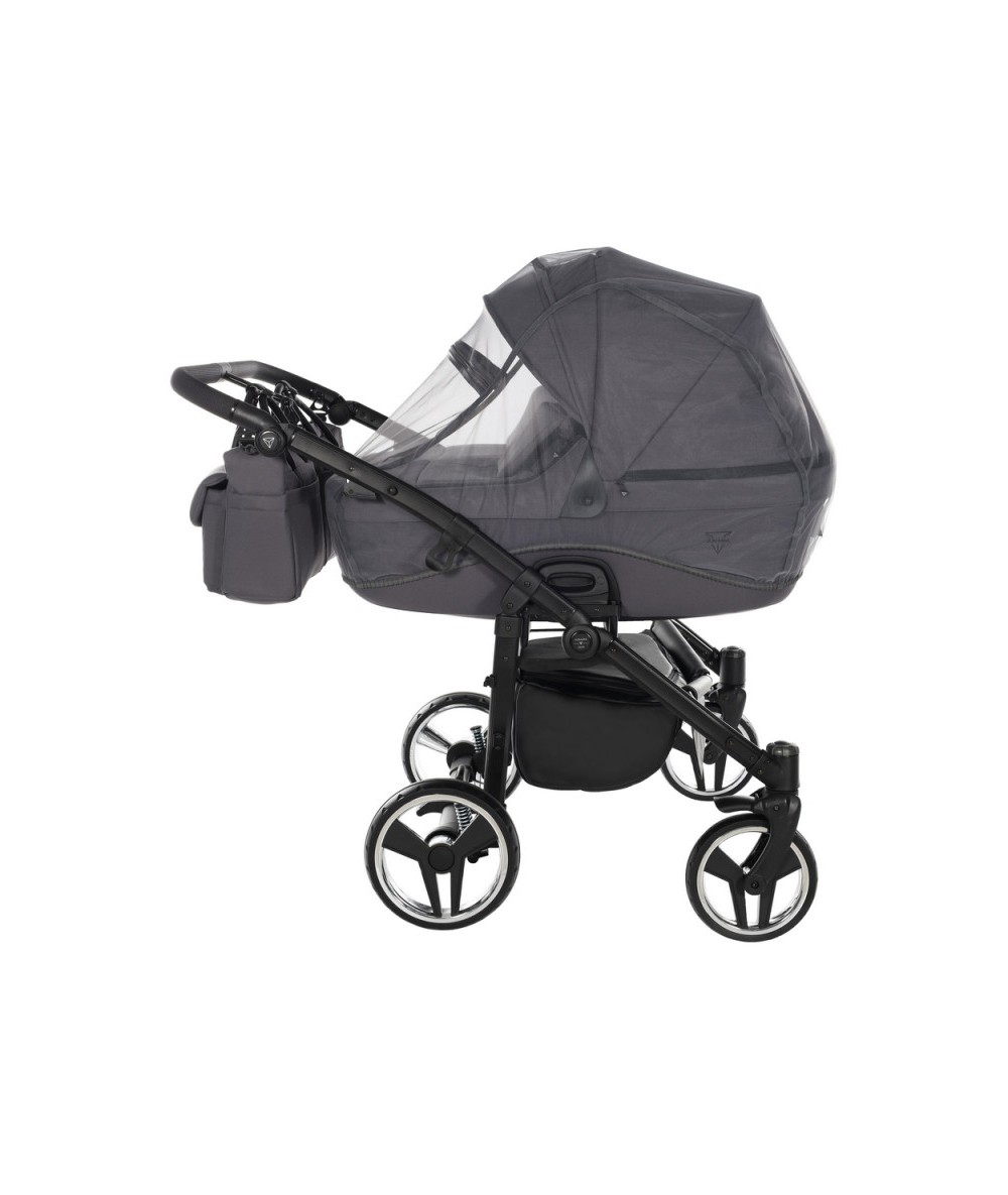 Junama Termo Line Tex Duo 02 Graphite grey Коляска для двойняшек 2in1