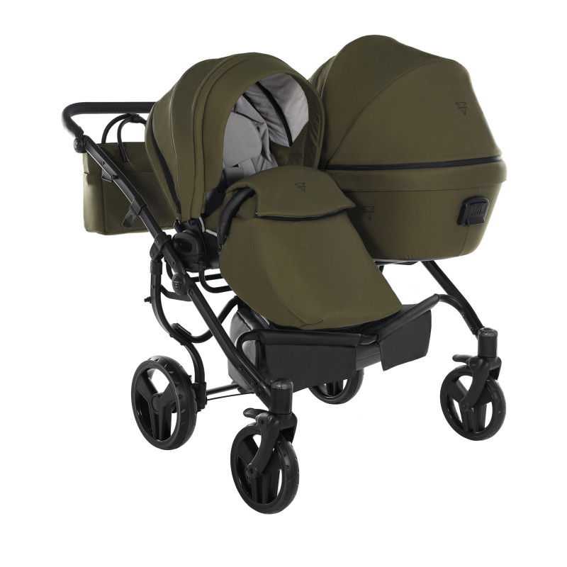 Junama Termo Line Tex Duo 03 Olive Dvīņu rati 2in1