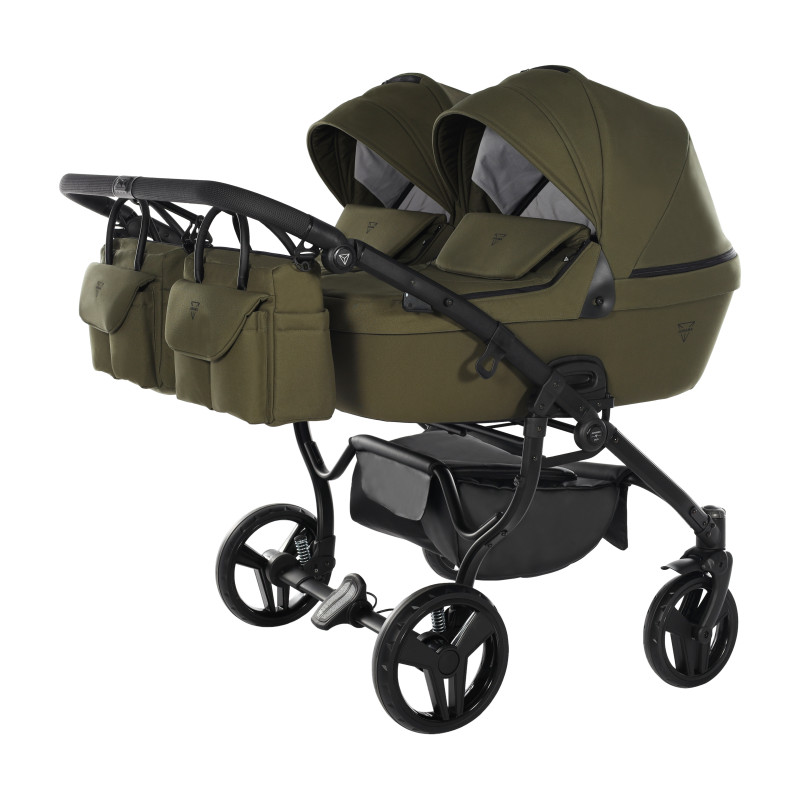 Junama Termo Line Tex Duo 03 Olive Dvīņu rati 2in1