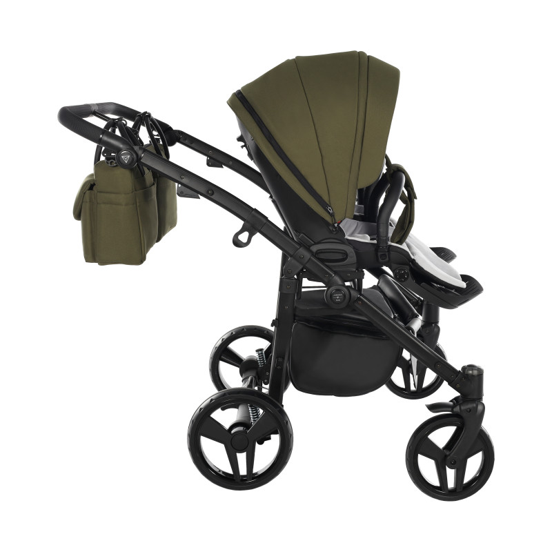 Junama Termo Line Tex Duo 03 Olive Dvīņu rati 2in1