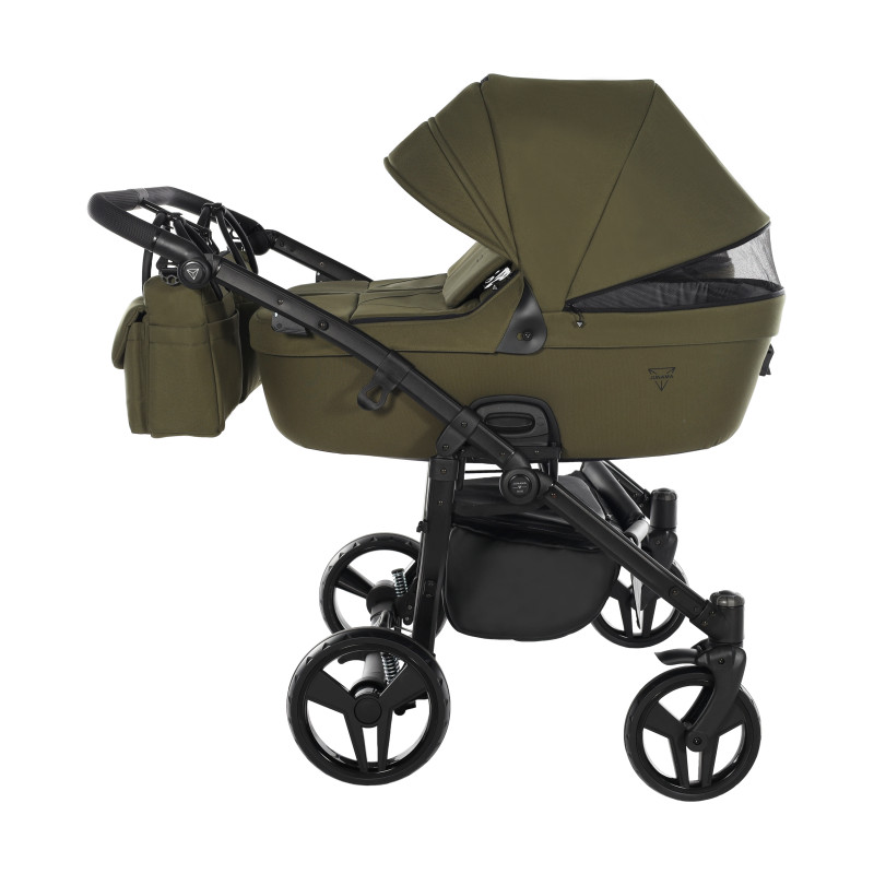 Junama Termo Line Tex Duo 03 Olive Коляска для двойняшек 2in1