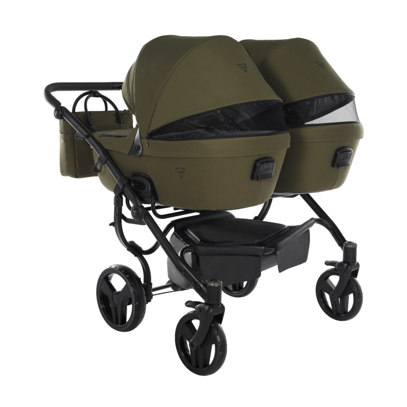 Junama Termo Line Tex Duo 03 Olive Dvīņu rati 2in1