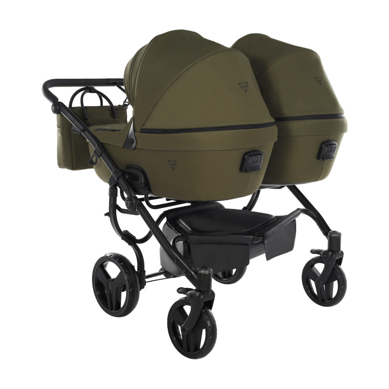 Junama Termo Line Tex Duo 03 Olive Dvīņu rati 2in1