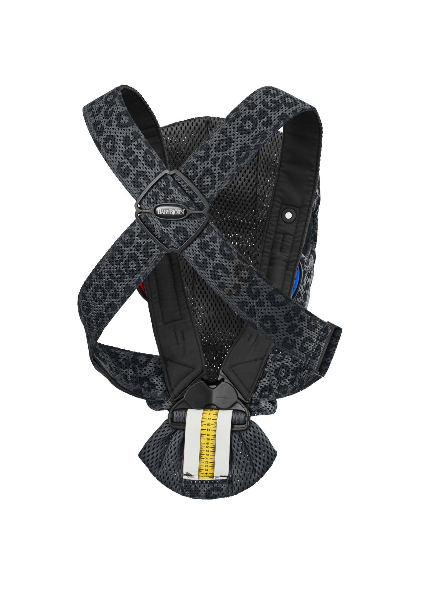 Ķengursoma BabyBjorn Baby Carrier Mesh Anthracite leopard 021078