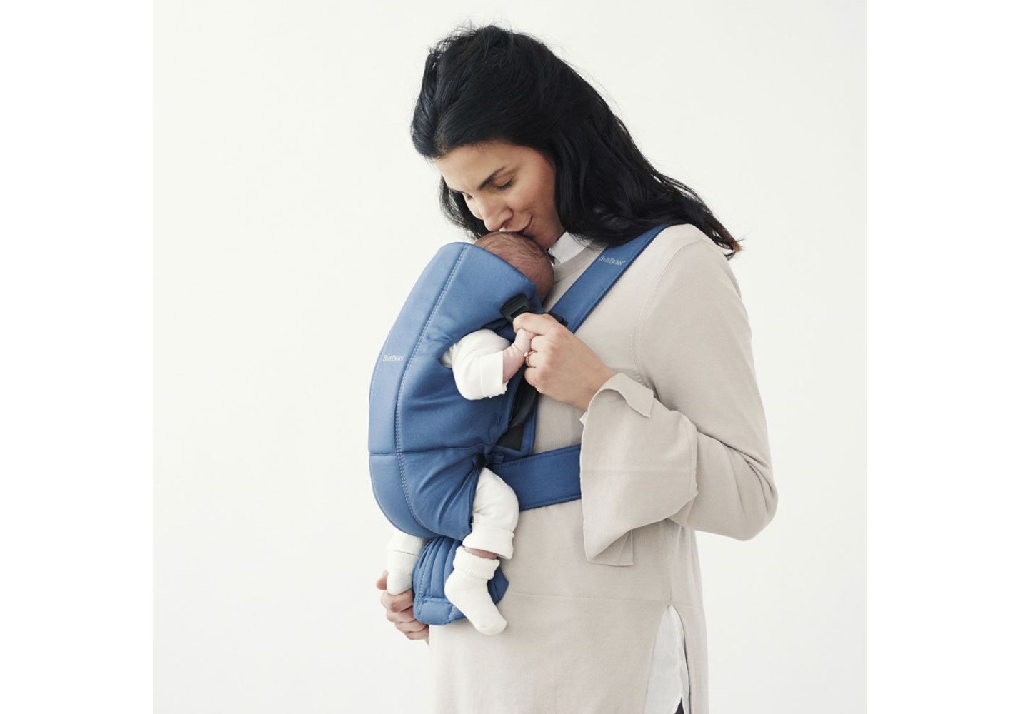 Кенгуру BabyBjorn Baby Carrier Mini Cotton Vintage indigo 021074