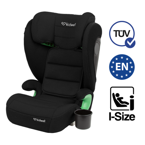 Kidwell Weston Black Bērnu autosēdeklis Busteris 15-36 kg