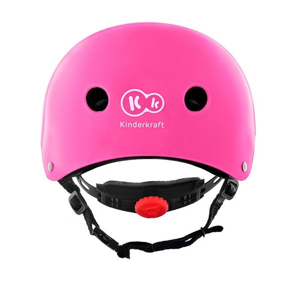 KinderKraft'18 Safety Pink Сертифицированный, регулируемый шлем для детей (48-52 cm)