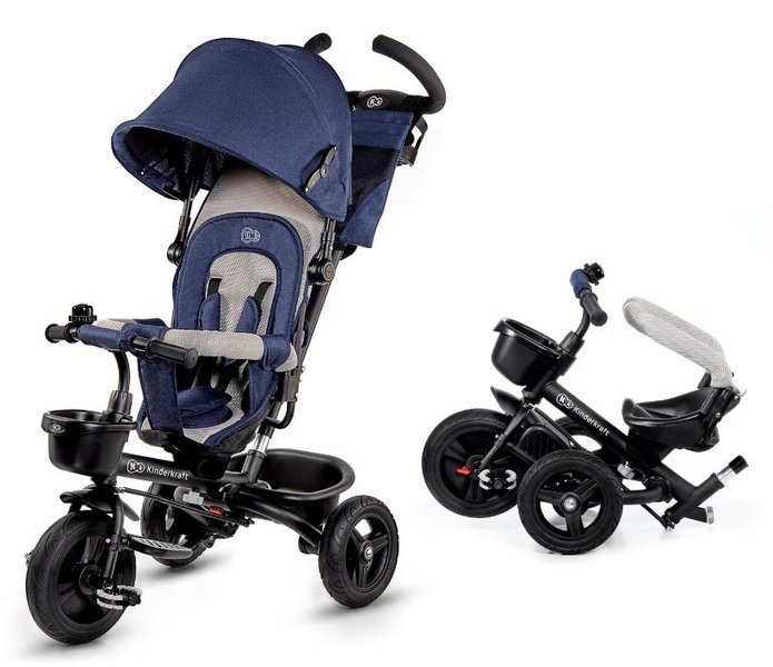 Kinderkraft Aveo Blue Детский трехколесный велосипед