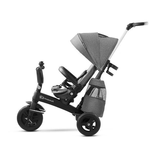 Kinderkraft EASYTWIST 5in1 Platinum grey Детский трехколесный велосипед