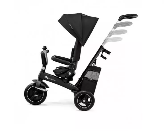 Kinderkraft EASYTWIST 5in1 Black Bērnu trīsritenis