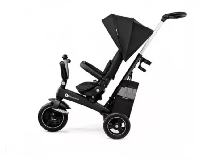 Kinderkraft EASYTWIST 5in1 Black Bērnu trīsritenis